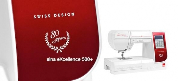 Elna eXcellence 580+ 80th Anniversary Edition